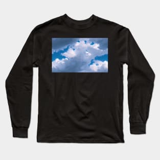 Seamless Cloud Texture Patterns III Long Sleeve T-Shirt